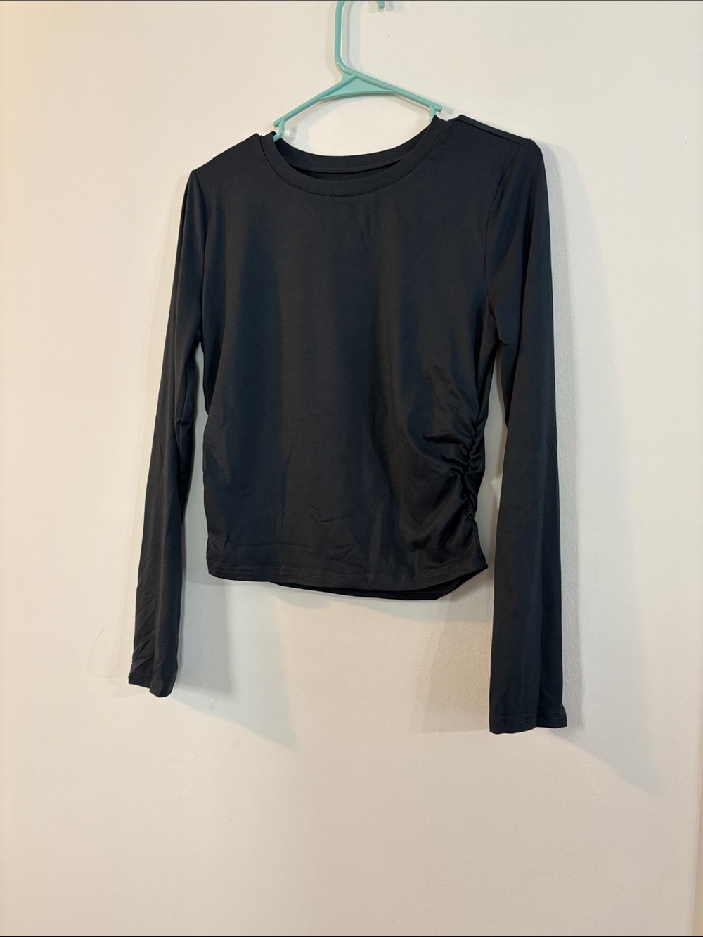 Long Sleeve Navy Blue Women's Top